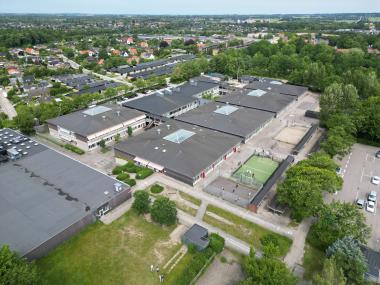 Luftfoto af Afdeling Lærke